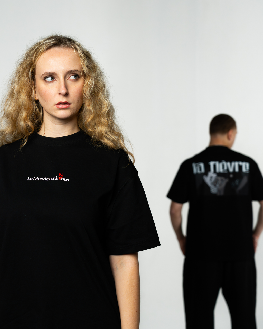 T-shirt oversize "Le Monde est à Nous"