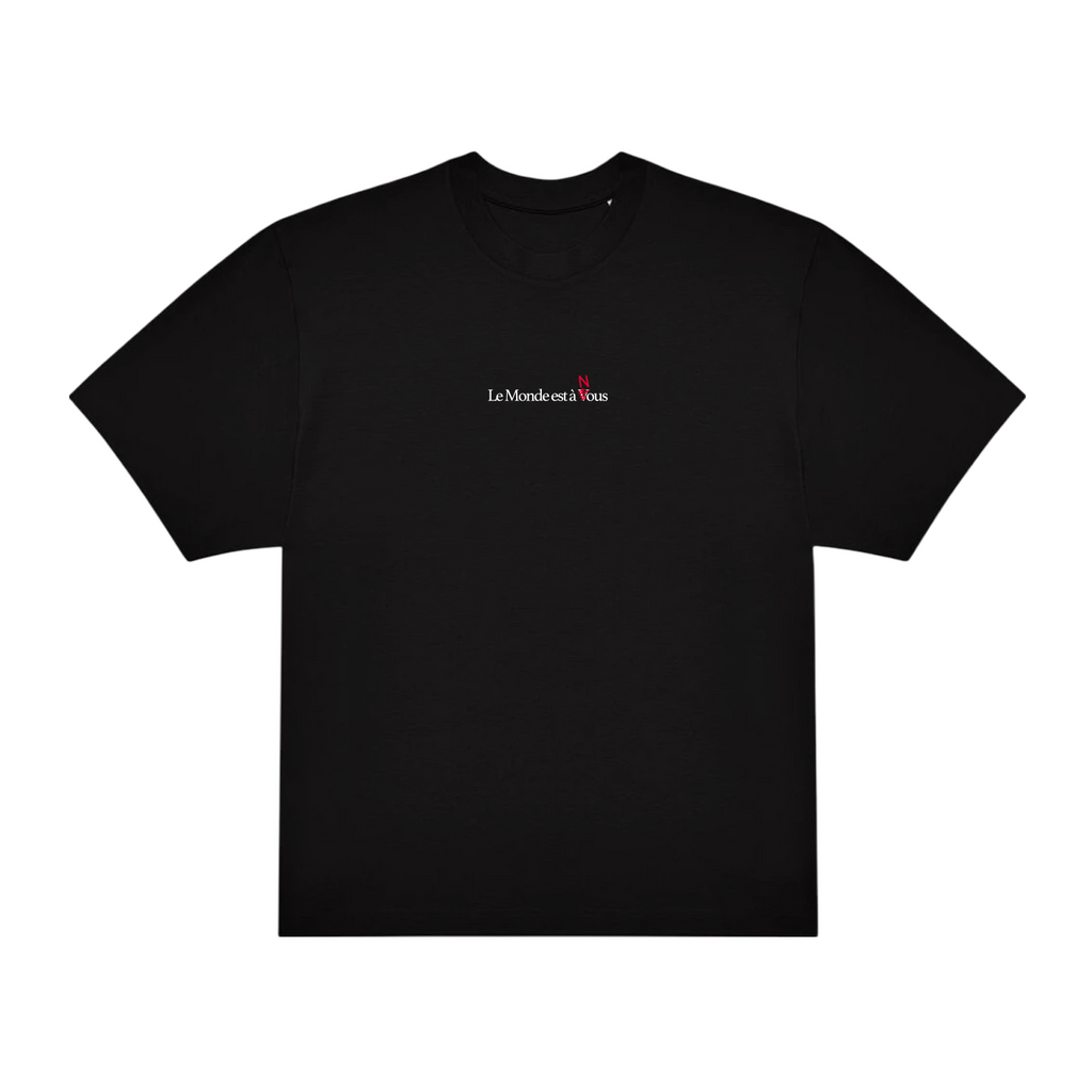 T-shirt oversize "Le Monde est à Nous"