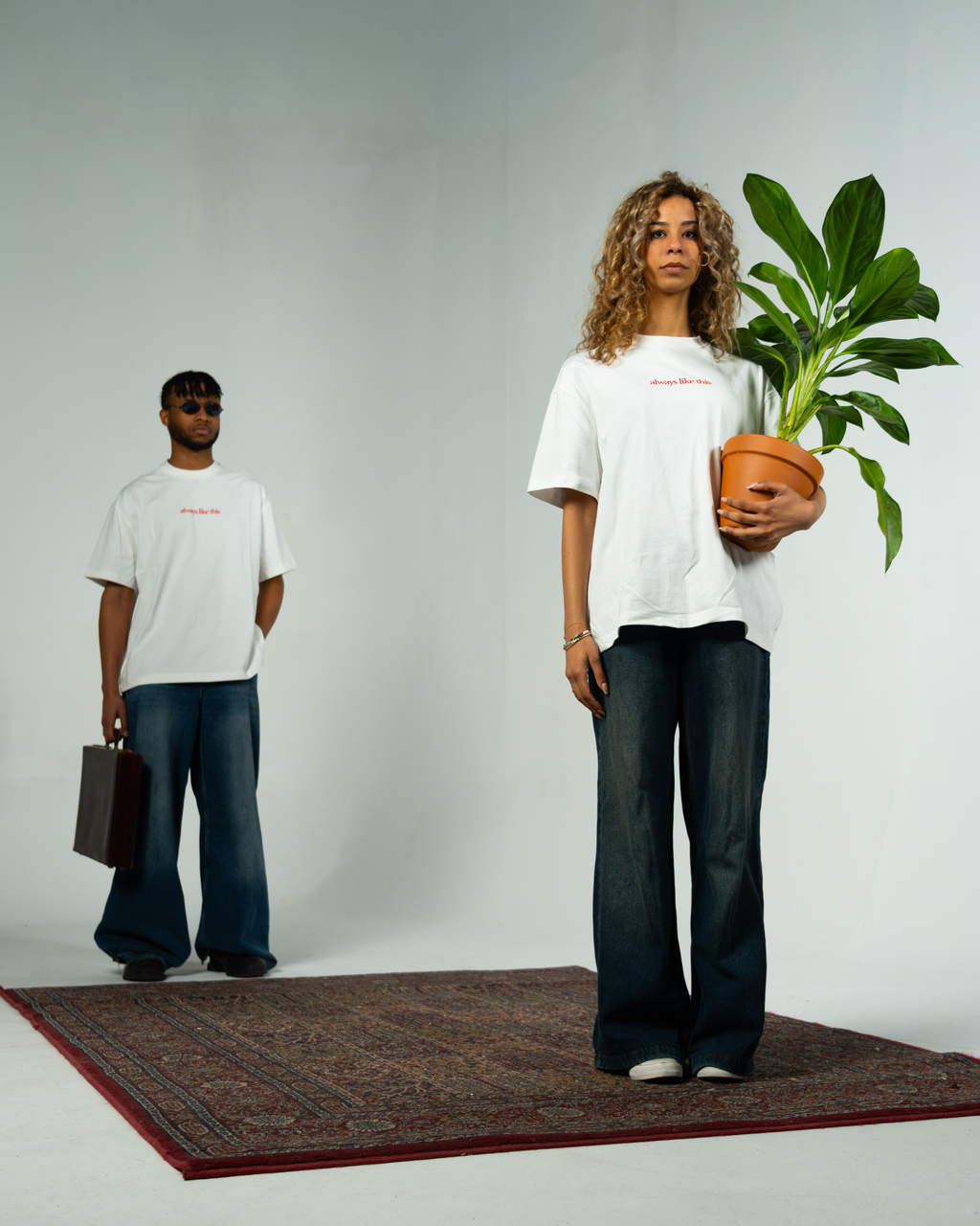 T-shirt oversize "Always Like This"