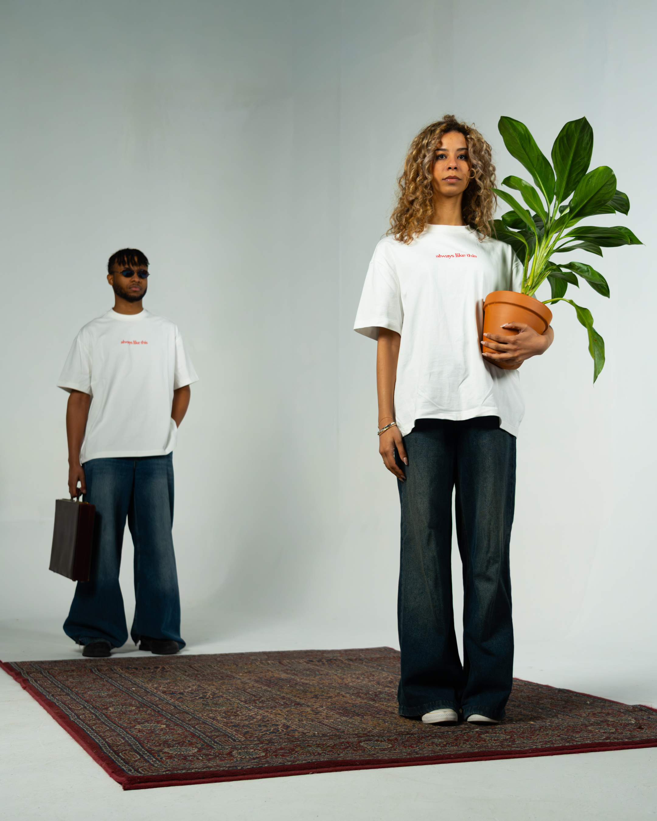 T-shirt oversize "Always Like This"