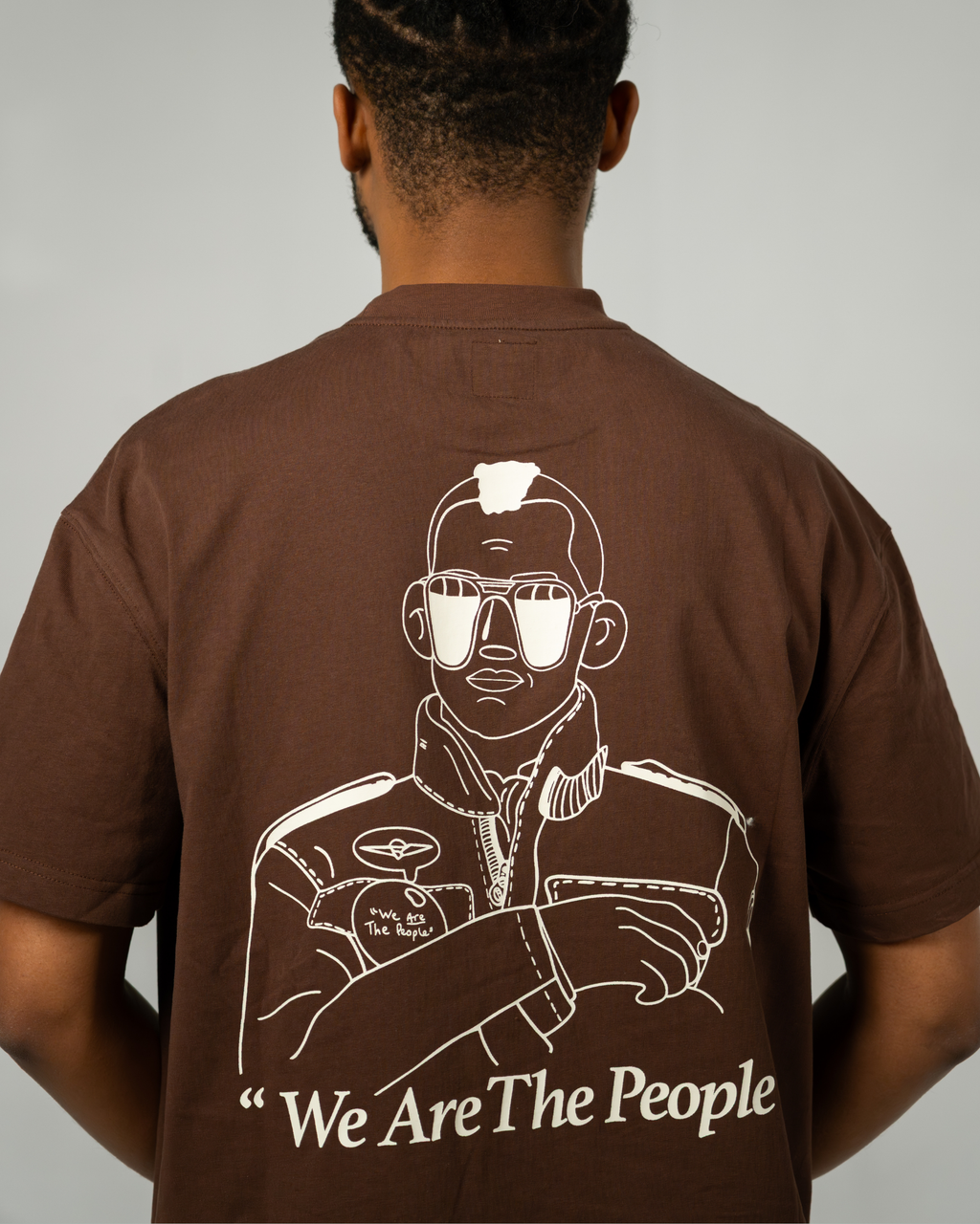T-shirt oversize "We Are The People"