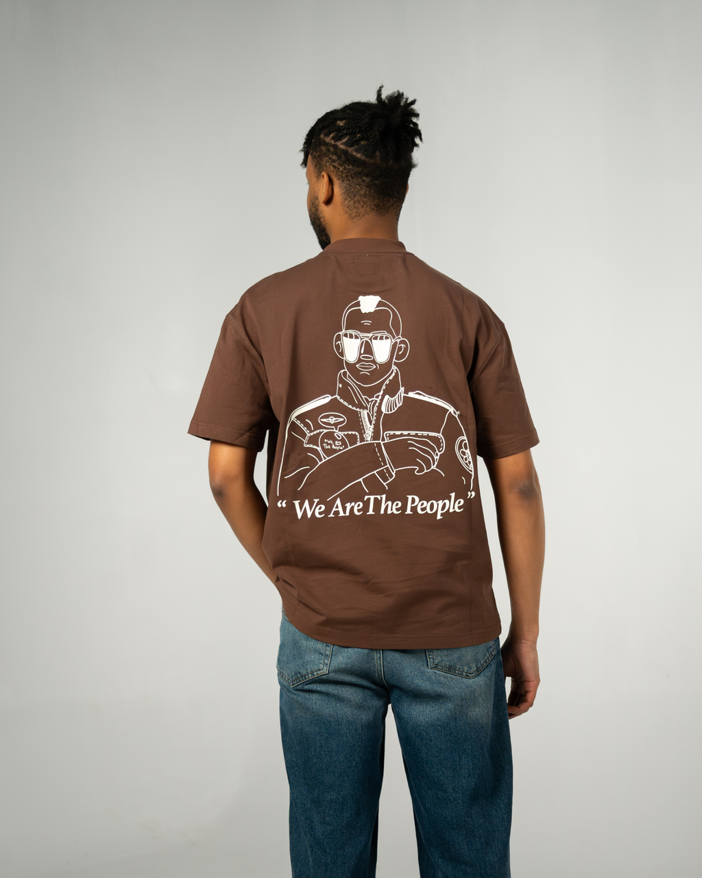 T-shirt oversize "We Are The People"