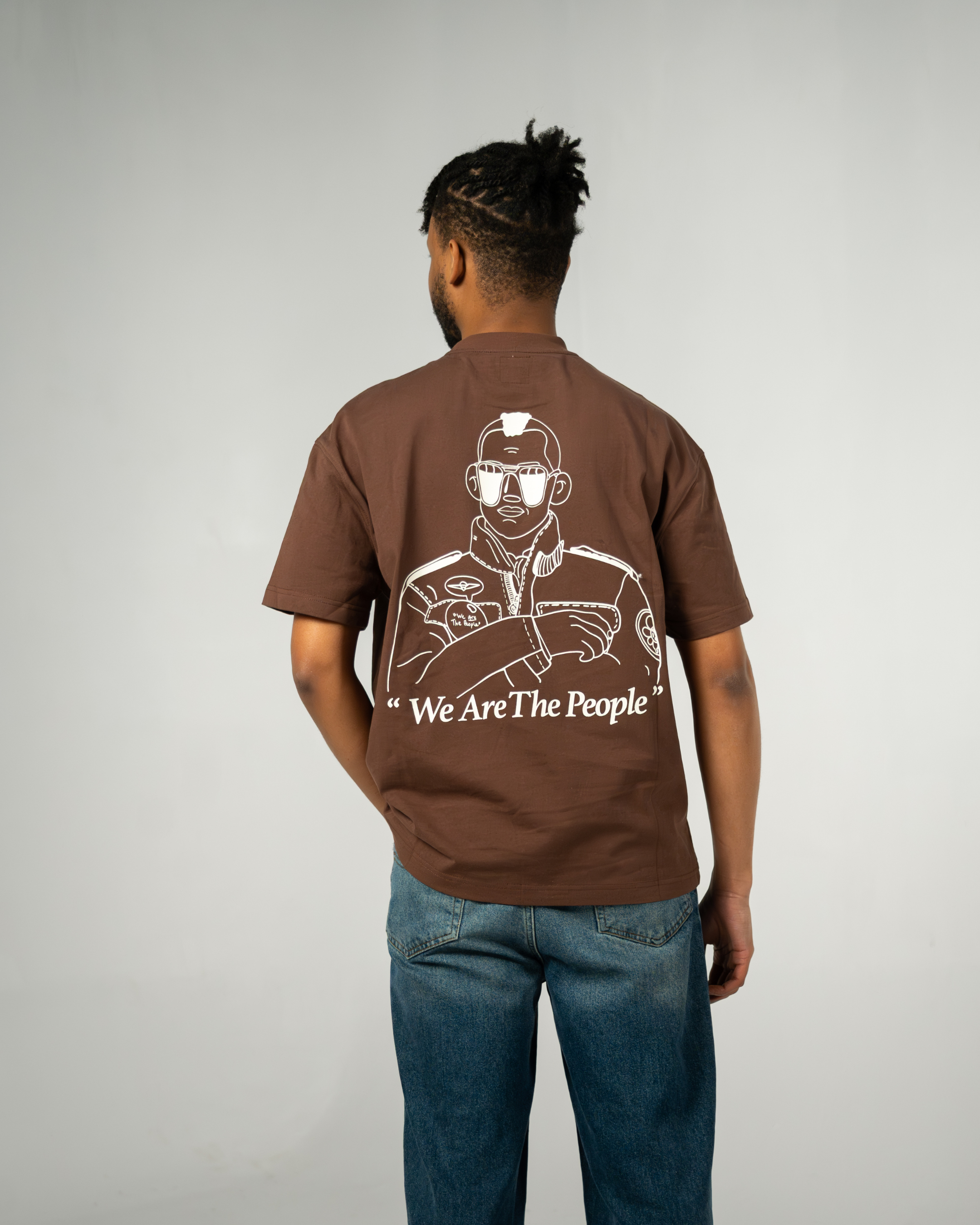 T-shirt oversize "We Are The People"